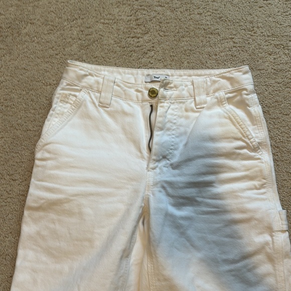 White TNA size 00 wide leg jeans - Picture 2 of 3